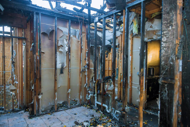 Professional Soot Cleanup technician working in Berry College, GA